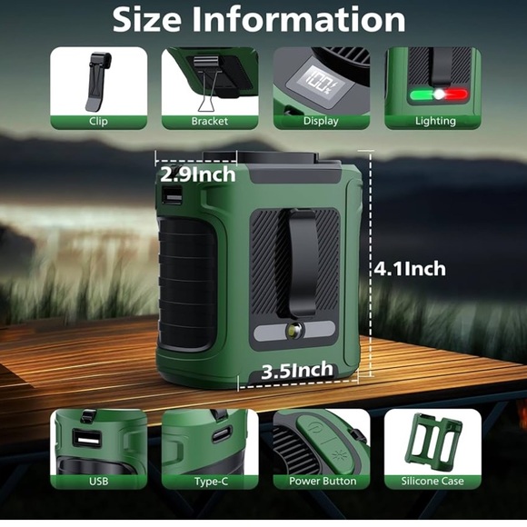 Portable waist fan - Picture 2 of 6